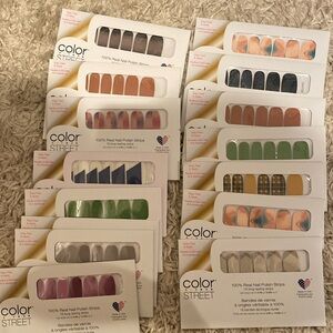 Nail strips from Color Street bundle of 20 packs worth $300